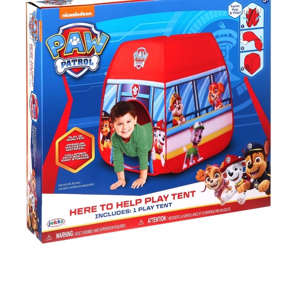 Paw Patrol Indoor/Outdoor Play Tent for Kids - Picture 7 of 7
